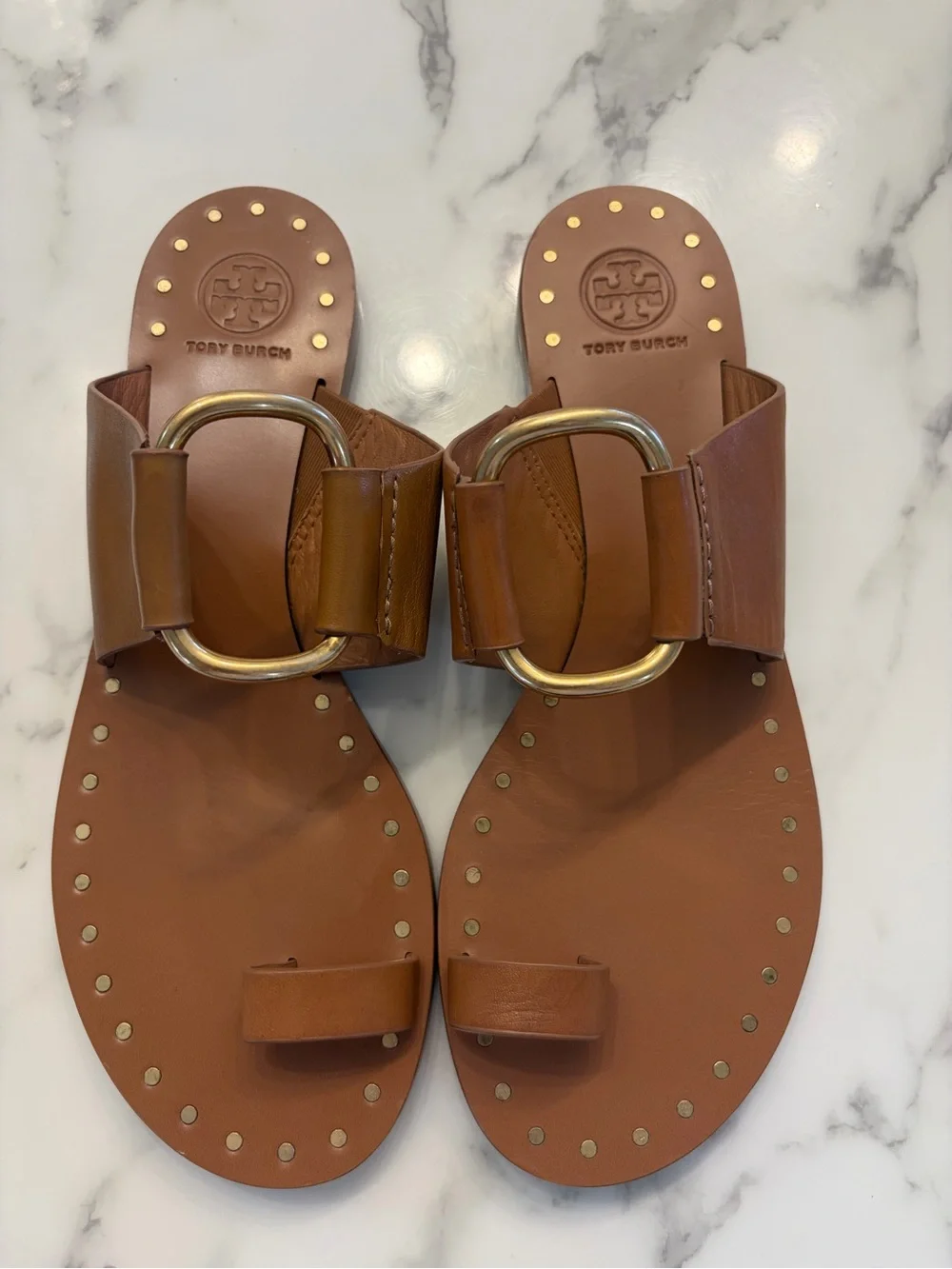 Tory Burch cognac leather